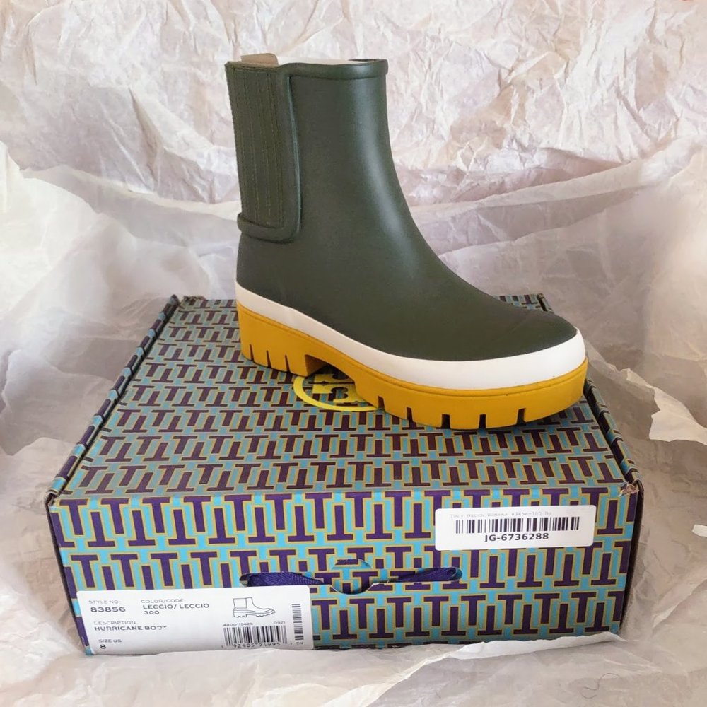 Tory Burch Foul Rain Boots